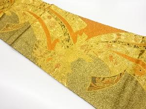 束ね熨斗に花鳥模様織出し袋帯